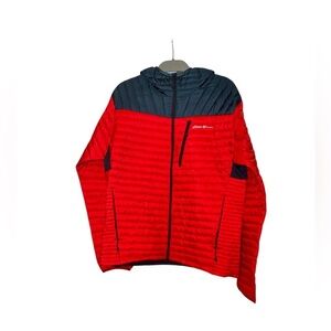 NA XXXX ???? 
Lightweight Red & Navy Blue Jacket
